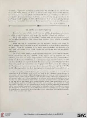 2.Ser. 5.1912: De Franeker Monumenten