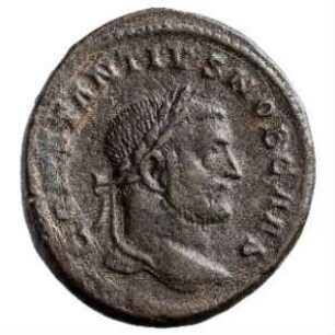Münze, Follis, 296 - 297 n. Chr.