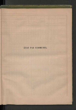 État par communes