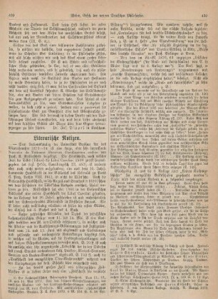 429-432 Literarische Notizen