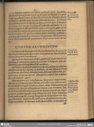 Quintum Argumentum
