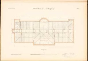 Schullehrer-Seminar, Siegburg: Grundriss DG 1:100
