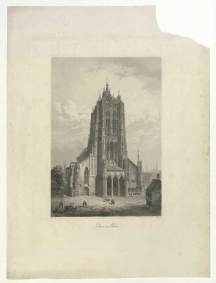 Münster. Westfassade. 1854