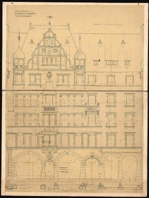 Wohnhaus mit Volkskaffeehaus Chausseestraße, Berlin: Ansicht
