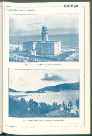 Vigo. - [Vista de la] Playa de Sesantes, donde va a construirse el aeropuerto gallego