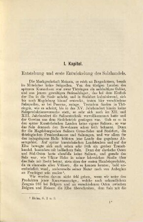 Geschichte des kursächsischen Salzwesens bis 1586 : erster Teil