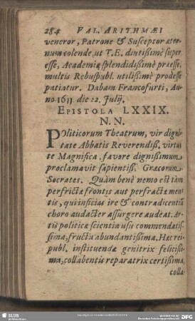 Epistola LXXIX.