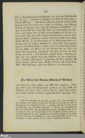 Die Abtei bei Borna (Vorwerk Rötha)