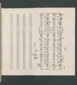 Frühlingslied; Coro maschile; F-Dur
