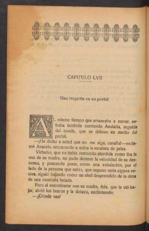 Capítulo LVII - Una tragedia en un portal