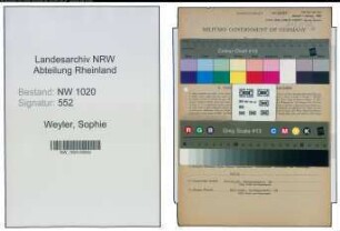 Entnazifizierung Sophie Weyler , geb. 14.02.1883 (Gastwirtin)