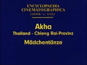 Akha (Thailand, Chieng Rai-Provinz) - Mädchentänze