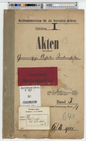 Gemeinnützige Anstalten; Krankenanstalten: Bd. 3