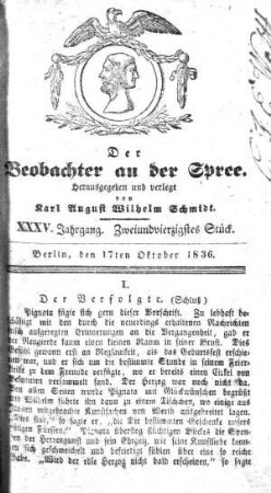 42. Stueck, 17. Oktober 1836