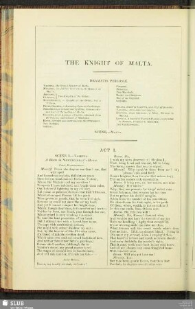 The Knight Of Malta