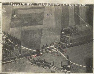 Haltepunkt der Bahnlinie München-Freising bei Allach (1100 m)