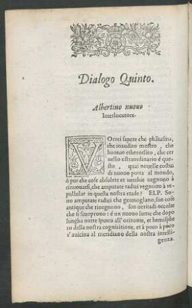 Dialogo Quinto.