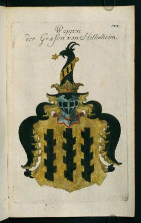 175r-175v, 175. Wappen der Grafen von Hillesheim