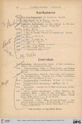 Convolute (Nr. 2739 - 2864)