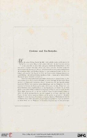 Credenz - und Ess - Bestecke
