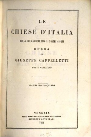 Le chiese d'Italia dalla loro origine sino ai nostri giorni, 15. (Chiese degli stati parmensi)