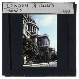 London, St. Paul's Cathedral : Südfassade, Querschiff