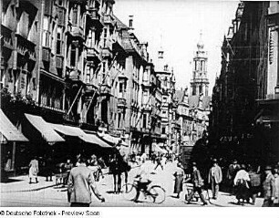 Szene aus dem Dokumentarfilm "Dresden - eine Stätte der Kultur und der Arbeit"