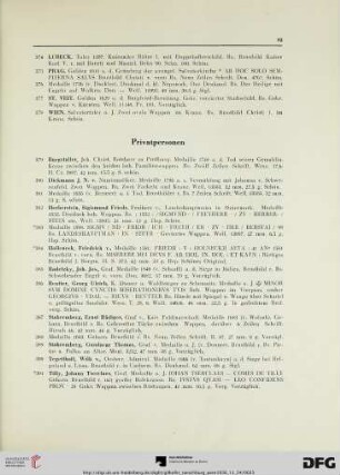 Privatpersonen (Nr. 379-393)