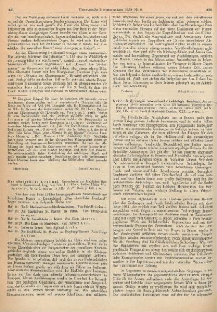 456-457 [Rezension] Actes du Ve congrès international d'Archéologie chrétienne