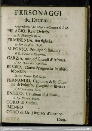 Personaggi del Dramma