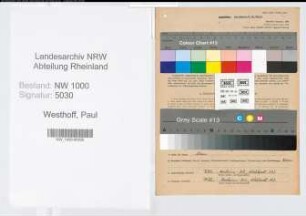 Entnazifizierung Paul Westhoff, geb. 02.11.1901 (Oberregierungsrat)