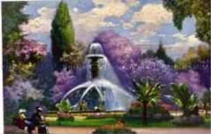 Der Springbrunnen im Stadtpark von Graz