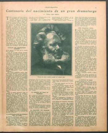 Centenario del nacimiento de un gran dramaturgo