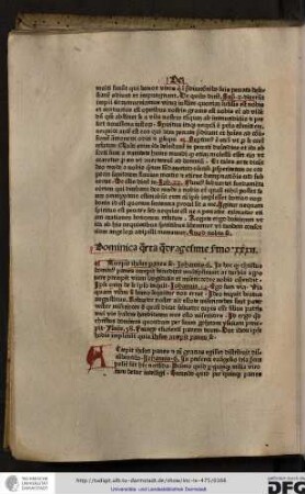 Accepit Ihesus panes etc. Johannis 6. In hoc quod Christus dominus panes accepit benedixit multiplicavit ac turbis apponere precepit viam largitatis et misericordie nobis ostendit.