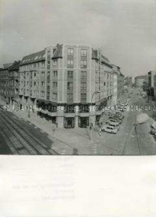 Blick auf die Weinmeisterstraße Ecke Alte Schönhauser Straße