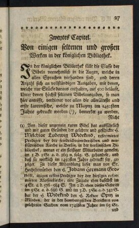 27-54, Zweytes Capitel