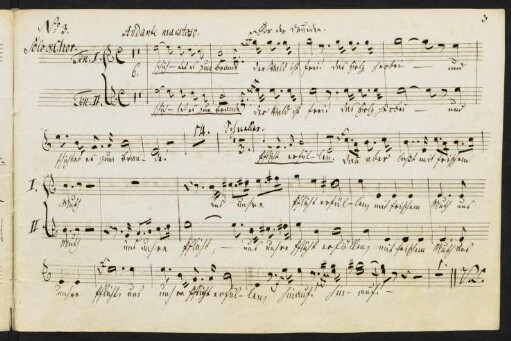 No. 4. Solo und Chor Ten. I, Ten. II