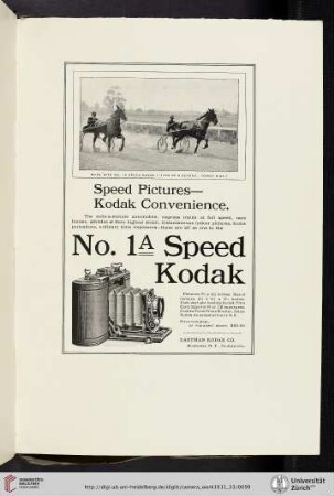 Eastman Kodak Co. [1A Speed Kodak Camera]