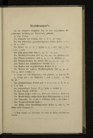 Bezeichnungen