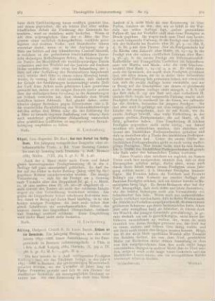 563 [Rezension] Kögel, Rud., Aus dem Vorhof ins Heiligthum. Ein Jahrgang evangelischer Zeugnisse über alttestamentliche Texte. 2. Bd. Vom Sonntag Cantate bis zum 27. Sonntag nach Trinitatis. 2. Aufl