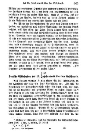 § 37. Deutsche Philosophen des 19. Jahrhunderts über den Selbstmord.
