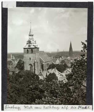 Lüneburg: Blick vom Kalkberg auf die Stadt
