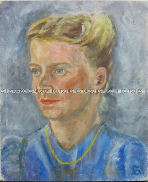 Frauenporträt (evtl. Schwester Anneliese)