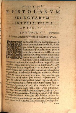 Ivsti Lipsi[i] Epistolarvm Selectarvm Centvria ... Ad Belgas, 3