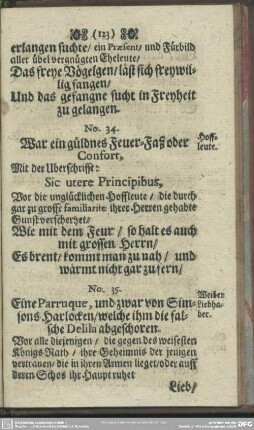 No. 35. Weiher Liebhaber