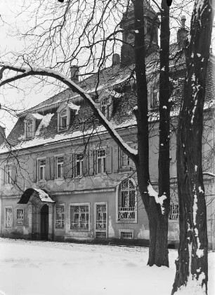Bad Gottleuba-Berggießhübel, Schloss Friedrichsthal im Winter