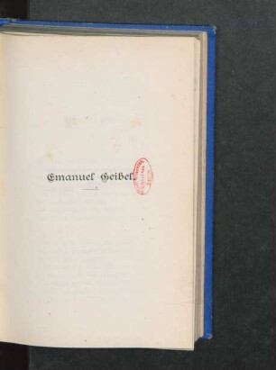 Emanuel Geibel