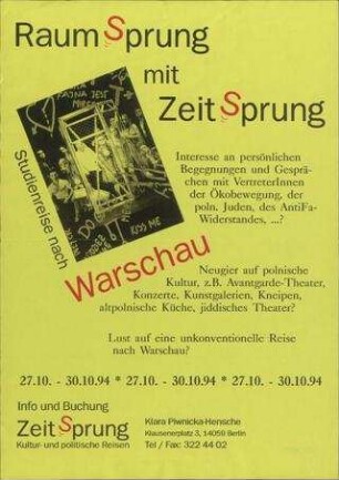 RaumSprung mit ZeitSprung