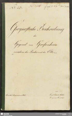 Geognostische Beschreibung der Gegend von Großenhain, zwischen der Röder und der Elbe - 18.6968 4.