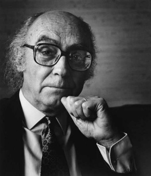 José Saramago (1922-2010; portugiesischer Schriftsteller). Lissabon, 1991